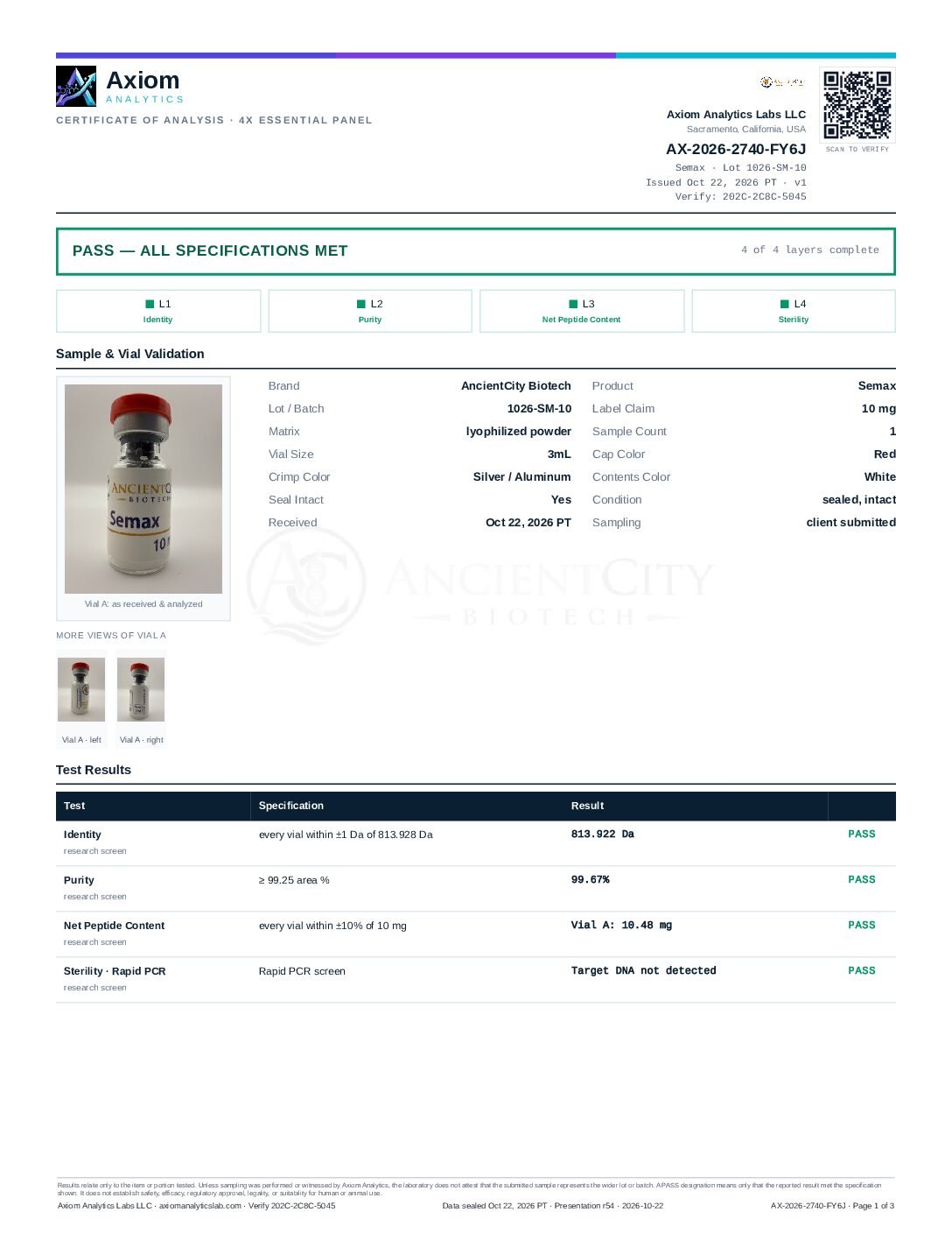 AX-2026-2740-FY6J Semax